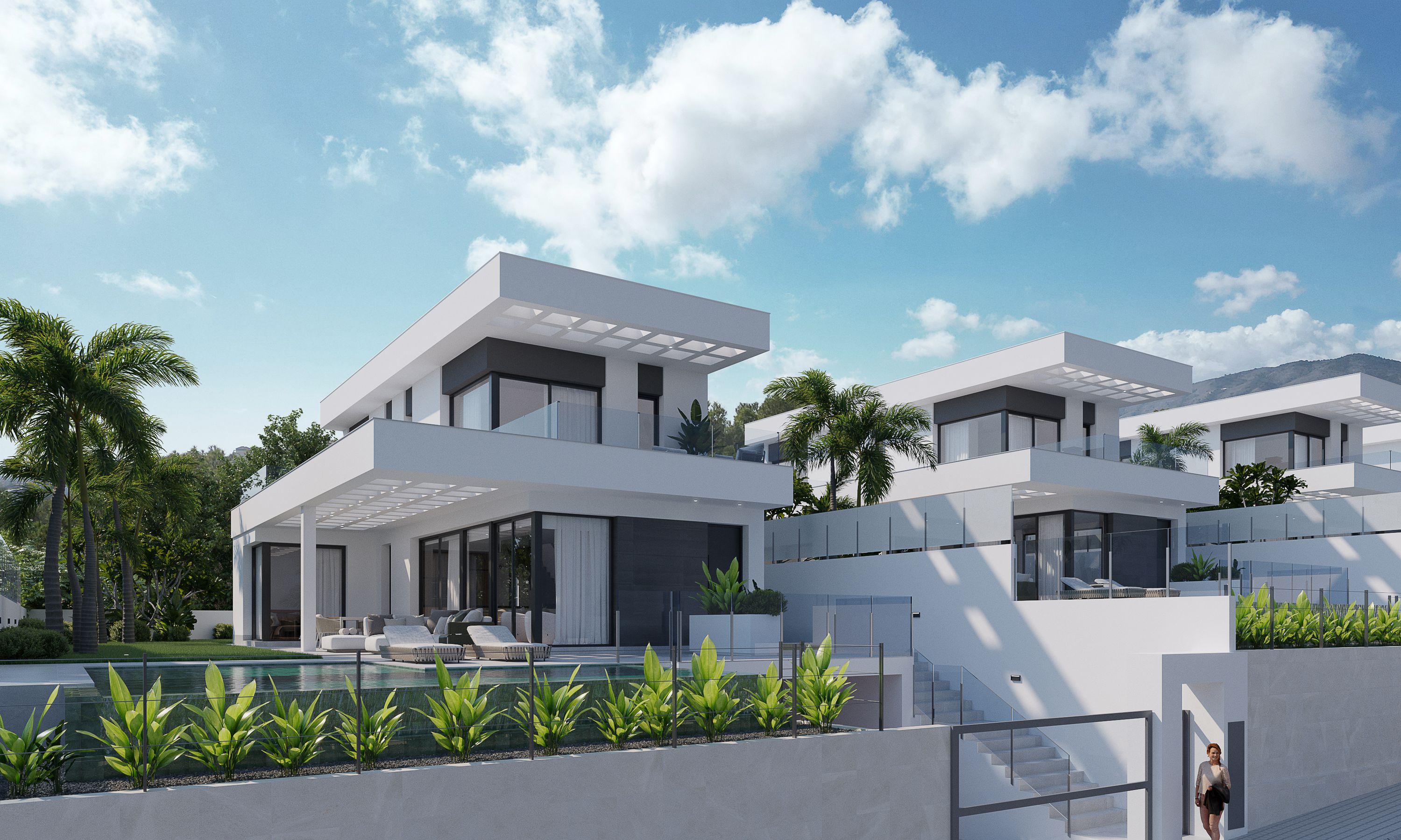 12 luxe villa's op loopafstand van zee, in Benidorm!
